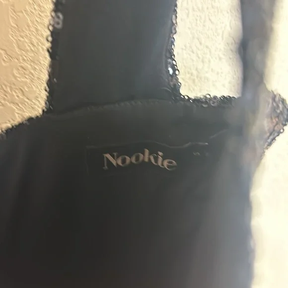 Nookie womans smolder Black Sequin midi Dress size S - Picture 6 of 7
